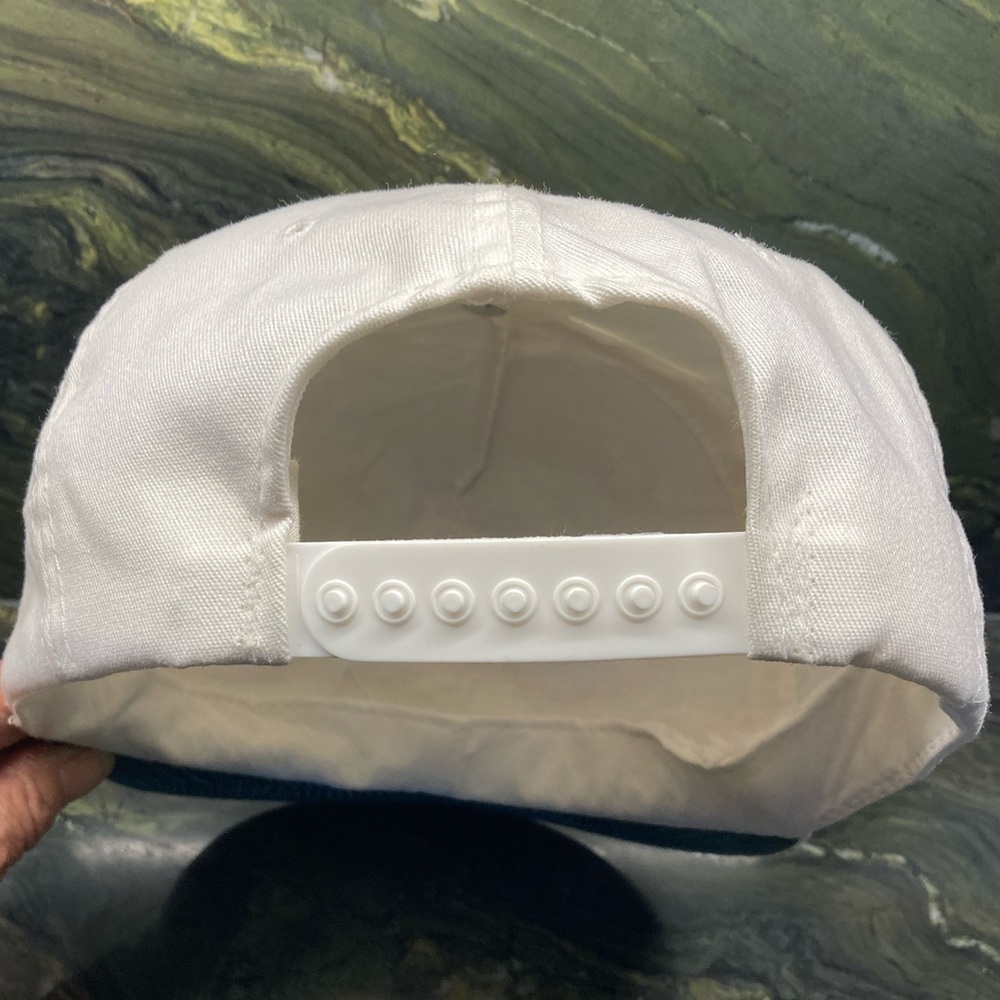 Equestrian Hand Painted Ball Cap Hat Horse Dressage White New - Picture 4 of 16